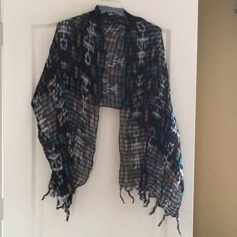 Multi colored scarf